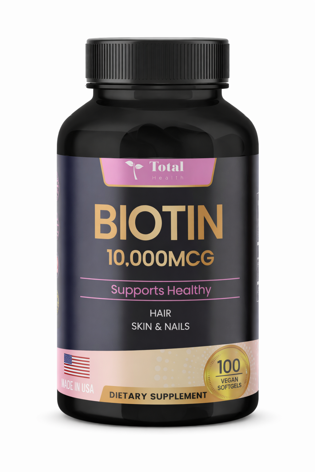 Biotina 10.000mcg Total Health