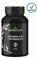VITAMINA D3+K2 CON R INVIMA GARDEN OF LI