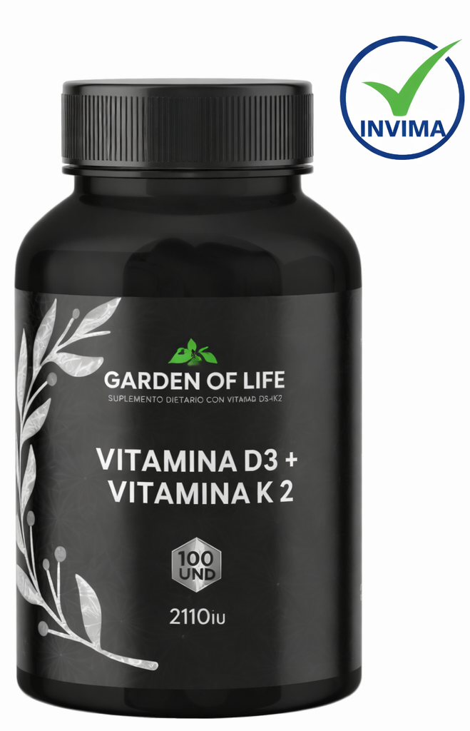 VITAMINA D3+K2 CON R INVIMA GARDEN OF LI